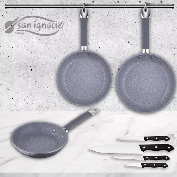Set 3 sartenes + 4 Cuchillos San Ignacio Premium Set 3 sartenes + 4 Cuchillos San Ignacio Premium