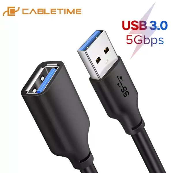Cable USB 3,0 USB a USB M/F Cable USB 3,0 USB a USB M/F