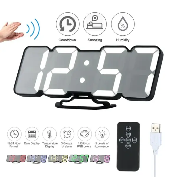 Reloj digital de pared IR Reloj digital de pared IR
