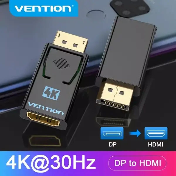 Adaptador DisplayPort a HDMI 1080P 60Hz Adaptador DisplayPort a HDMI 1080P 60Hz