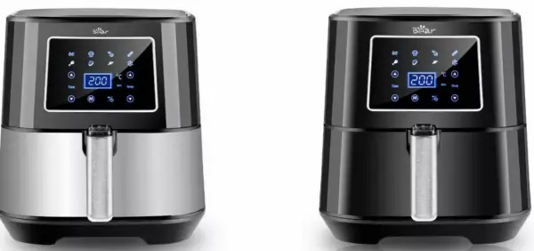 Freidora de aire caliente 5.5L 1700W LCD Freidora de aire caliente 5.5L 1700W LCD
