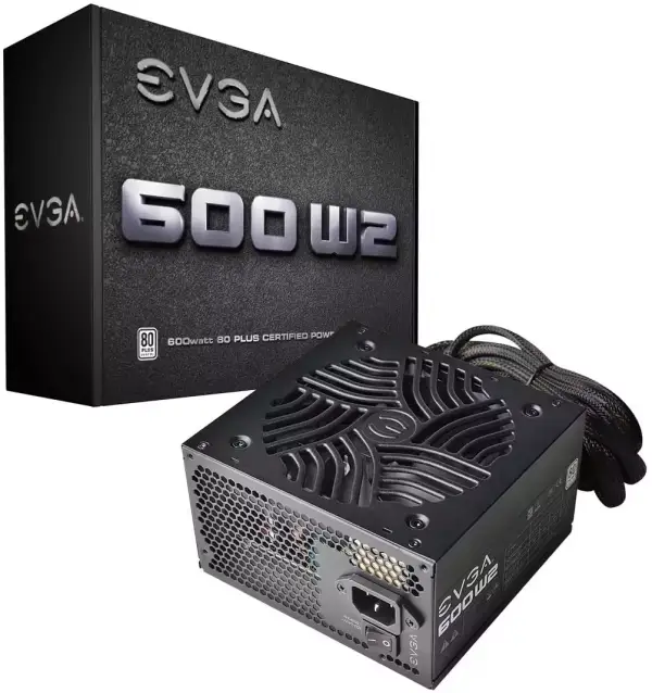 Fuente alimentación EVGA 600 W2 80+ Fuente alimentación EVGA 600 W2 80+