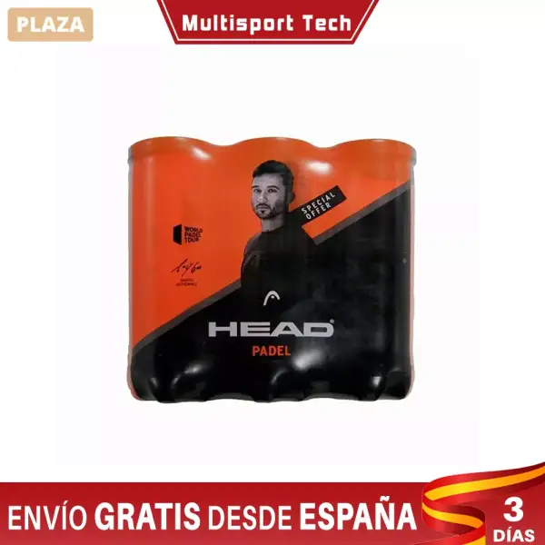 Pack 9 pelotas pádel Head Pack 9 pelotas pádel Head
