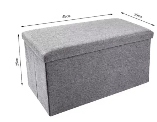 Taburete + caja almacenamiento Taburete + caja almacenamiento