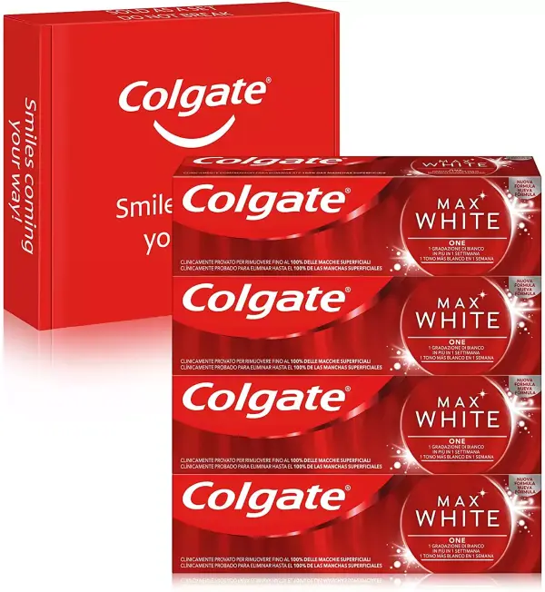 Pack 4 Colgate Max White One Pack 4 Colgate Max White One