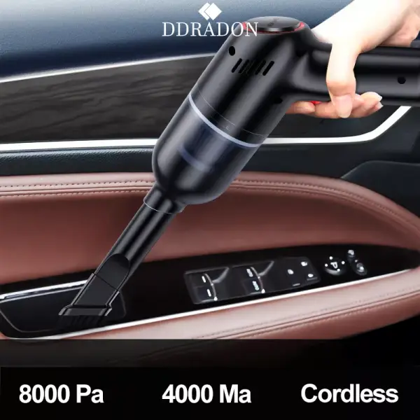 Mini aspirador de coche 8000Pa + accesorios Mini aspirador de coche 8000Pa + accesorios