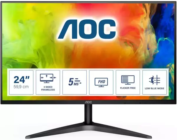 Monitor AOC 24" sin marcos Monitor AOC 24" sin marcos