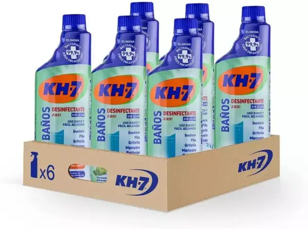 6x Limpiador de baños desinfectante KH-7 6x Limpiador de baños desinfectante KH-7