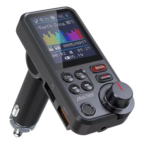 Transmisor FM para coche pantalla LCD Transmisor FM para coche pantalla LCD