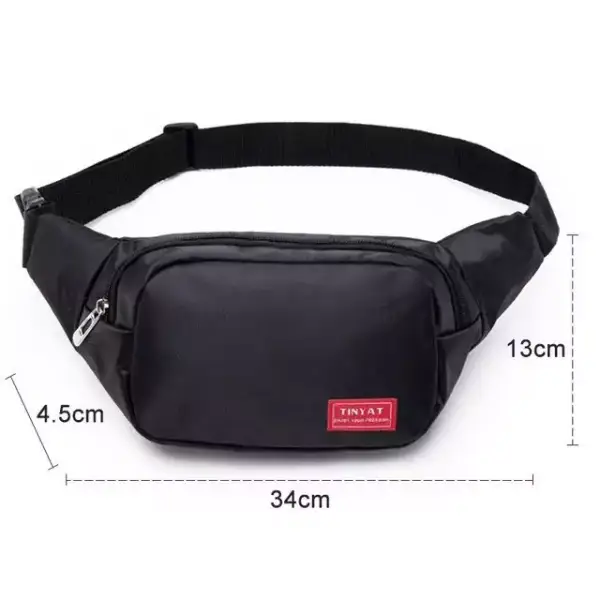 Riñonera de lona unisex Riñonera de lona unisex