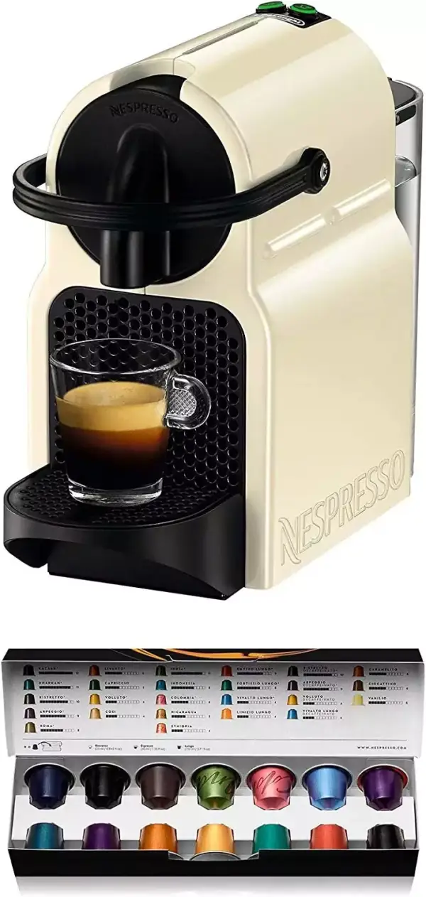 Cafetera Krups Nespresso Inissia + 20€ en café + 14 cápsulas Cafetera Krups Nespresso Inissia + 20€ en café + 14 cápsulas
