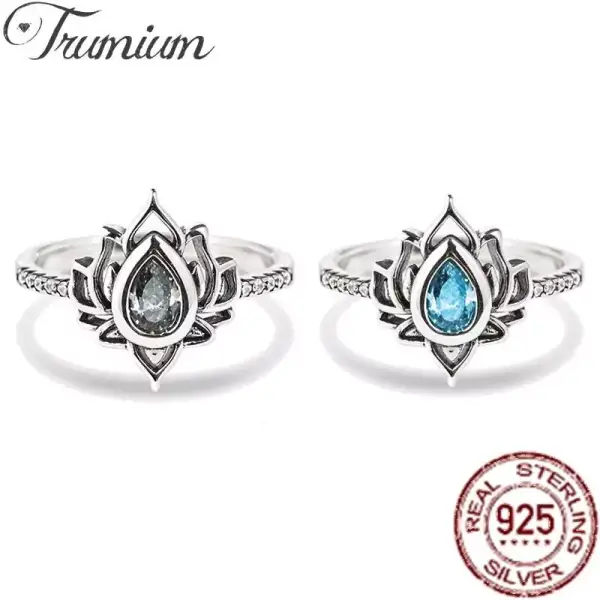 Anillo playa ley 925 flor de loto Anillo playa ley 925 flor de loto