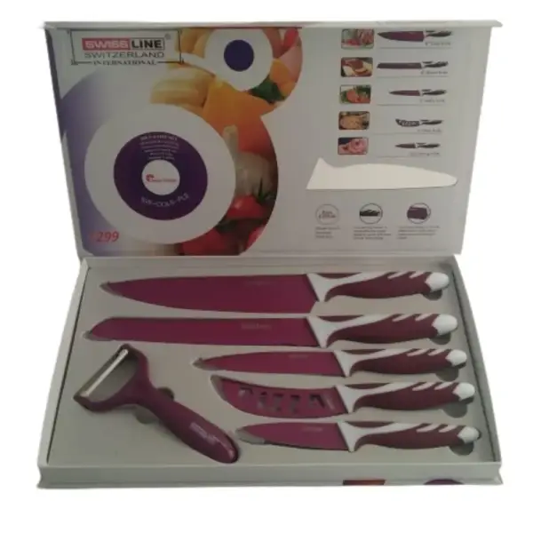 Juego 5 cuchillos de cocina Juego 5 cuchillos de cocina