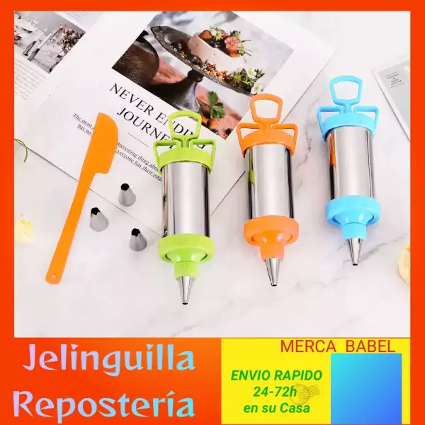 Jeringuilla pastelera + accesorios Jeringuilla pastelera + accesorios