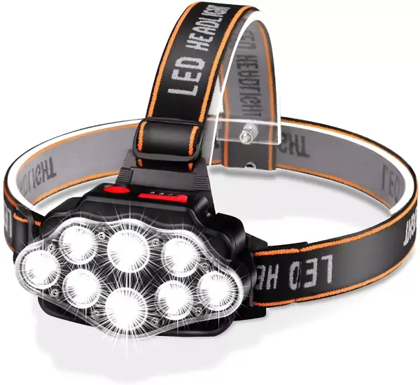 Linterna Frontal LED recargable 4 modos Linterna Frontal LED recargable 4 modos
