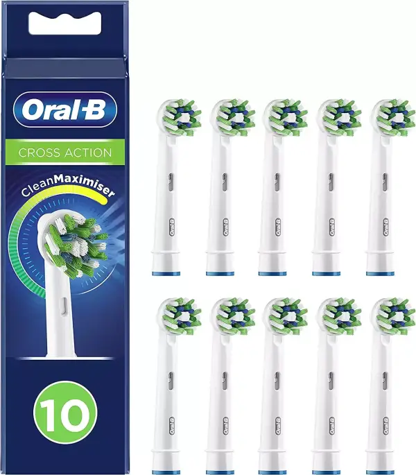 Pack de 8 Recambios Oral-B CrossAction CleanMaximiser Pack de 8 Recambios Oral-B CrossAction CleanMaximiser