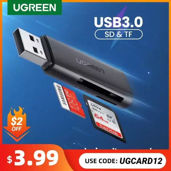 Lector de tarjetas SD USB 3.0 a SD Lector de tarjetas SD USB 3.0 a SD