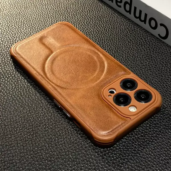 Funda magnética de cuero para iphone Funda magnética de cuero para iphone