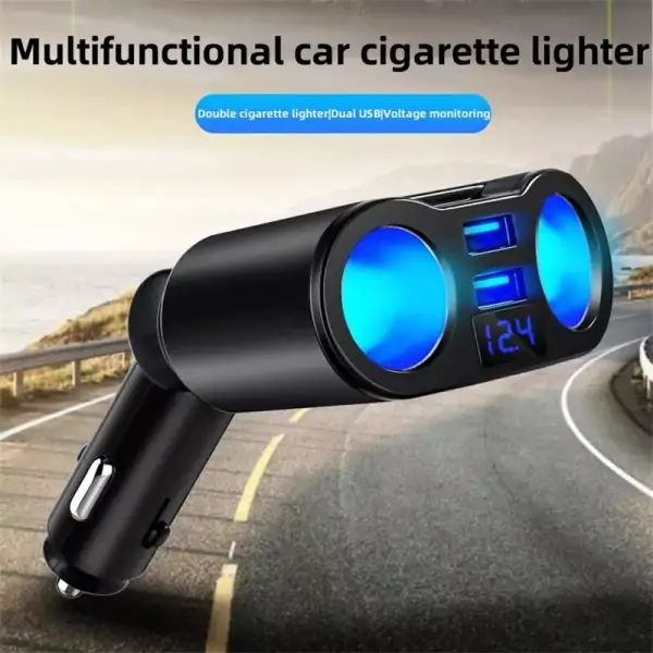 Cargador de coche de 120W doble entrada Cargador de coche de 120W doble entrada