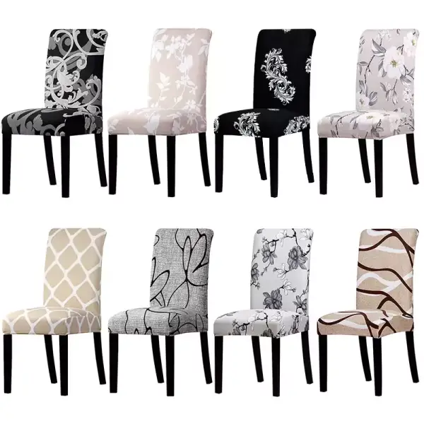 Funda elástica estampada para sillas Funda elástica estampada para sillas