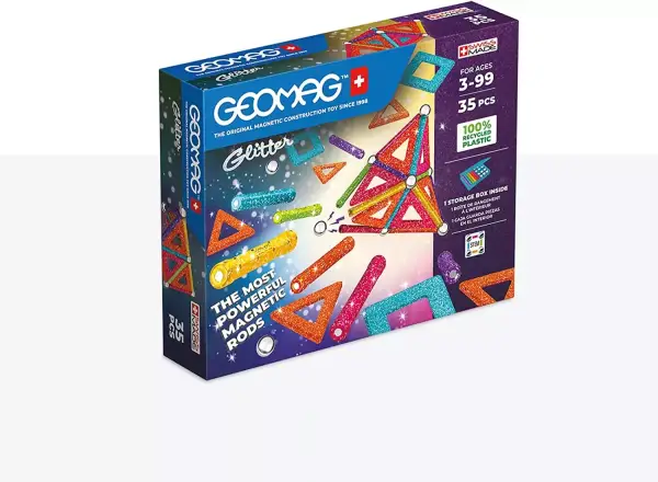 Set de construcción magnética Geomag Glitter Set de construcción magnética Geomag Glitter