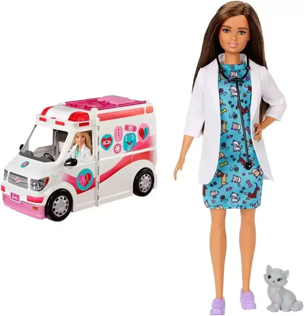 Barbie Ambulancia Hospital 2 En 1 Barbie Ambulancia Hospital 2 En 1