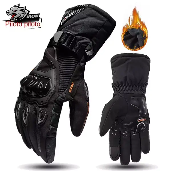 Guante de moto impermeables a prueba de viento Guante de moto impermeables a prueba de viento