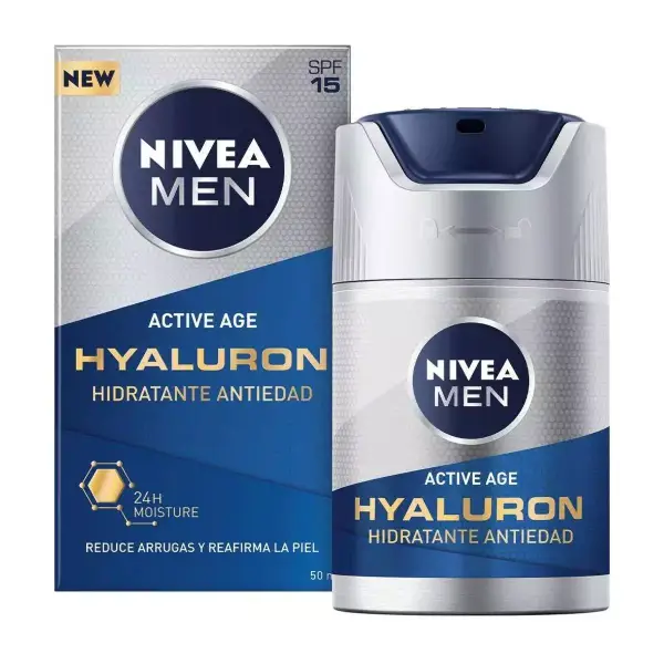 NIVEA MEN Hyaluron Crema Hidratante Antiedad FP15 50ml NIVEA MEN Hyaluron Crema Hidratante Antiedad FP15 50ml