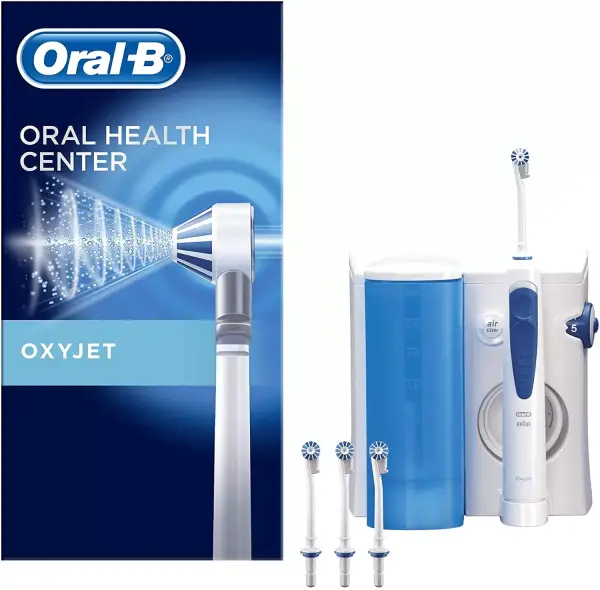 Irrigador Dental Oral-B Oxyjet + 4 Cabezales Irrigador Dental Oral-B Oxyjet + 4 Cabezales