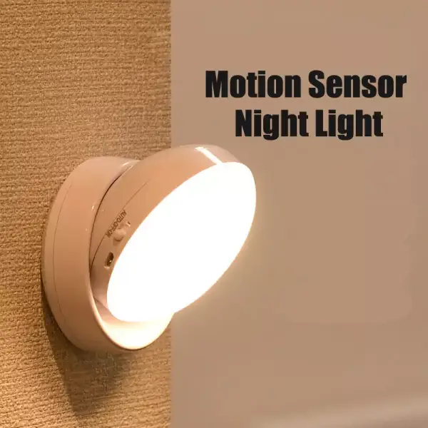 Luz Led nocturna con carga USB sensor de movimiento Luz Led nocturna con carga USB sensor de movimiento