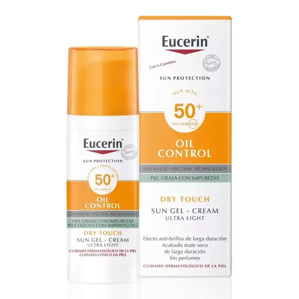 EUCERIN Sun Gel-Creme Oil Control Dry Touch PFS50+ (50ml) EUCERIN Sun Gel-Creme Oil Control Dry Touch PFS50+ (50ml)