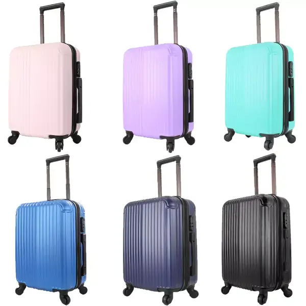 Maleta de viaje ABS con ruedas 55x35x20cm Maleta de viaje ABS con ruedas 55x35x20cm