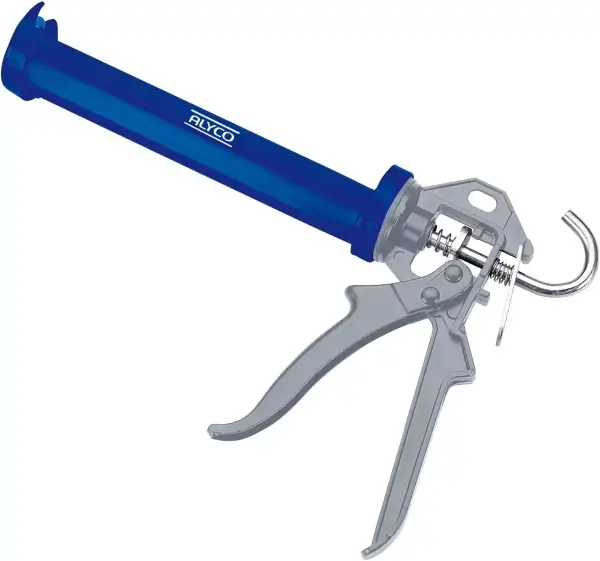 Pistola reforzada de 225 mm para tubos de siliciona y masilla Pistola reforzada de 225 mm para tubos de siliciona y masilla