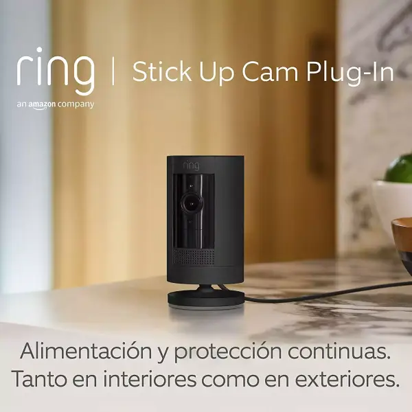 Set 2 cámaras Ring Stick Up Cam Battery / Plug-In HD Set 2 cámaras Ring Stick Up Cam Battery / Plug-In HD