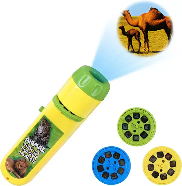 Linterna proyector cuentos animales Linterna proyector cuentos animales