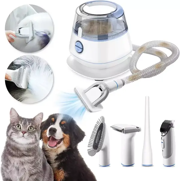 Set de Cortapelos de Perros con aspiradora de pelo animal Set de Cortapelos de Perros con aspiradora de pelo animal