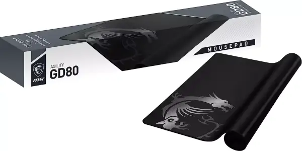 Alfombrilla gaming MSI AGILITY GD80 1200x600x3mm Alfombrilla gaming MSI AGILITY GD80 1200x600x3mm