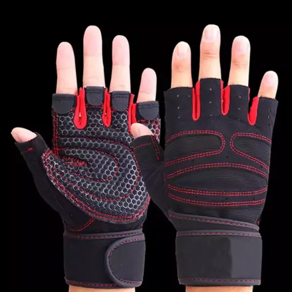 Guantes de medio dedo unisex antideslizantes Guantes de medio dedo unisex antideslizantes