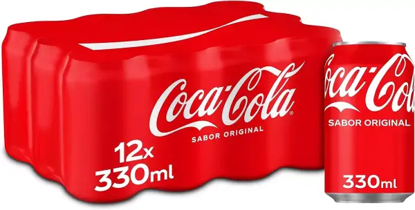12x330ml Lata Coca-Cola Sabor Original 12x330ml Lata Coca-Cola Sabor Original