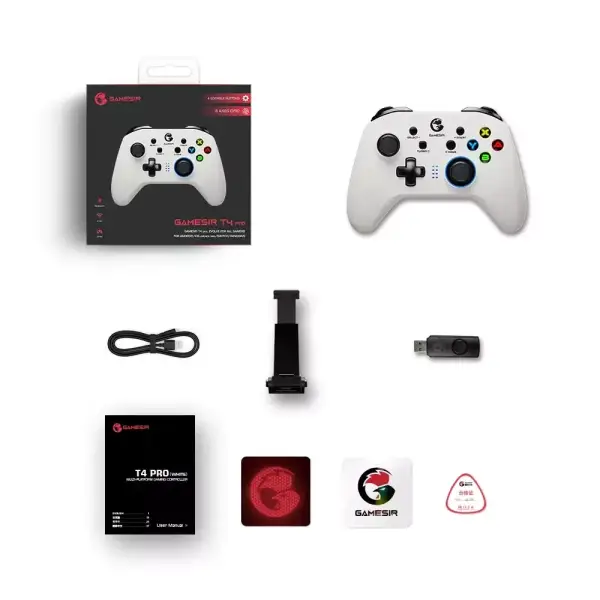 Mando GameSir T4 Pro WiFi + Bluetooth + Soporte Smartphone Mando GameSir T4 Pro WiFi + Bluetooth + Soporte Smartphone