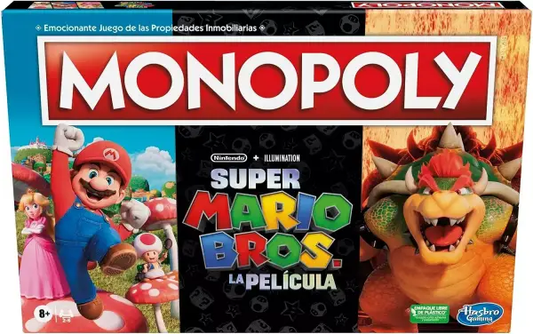 Monopoly The Super Mario Bros + Token de Bowser Monopoly The Super Mario Bros + Token de Bowser