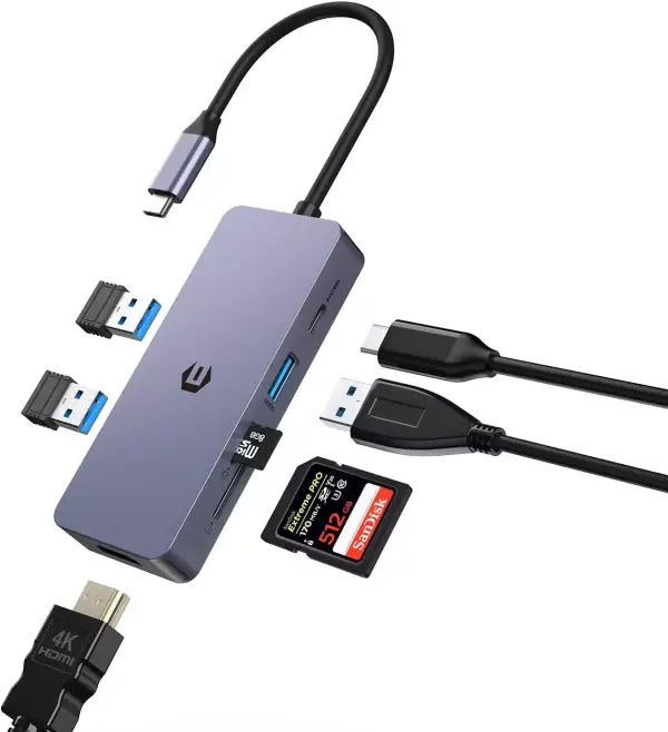HUB USB-C 7en 1 Tymyp HUB USB-C 7en 1 Tymyp