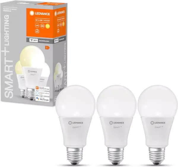 3x Bombillas WiFi Ledvance E27 3x Bombillas WiFi Ledvance E27