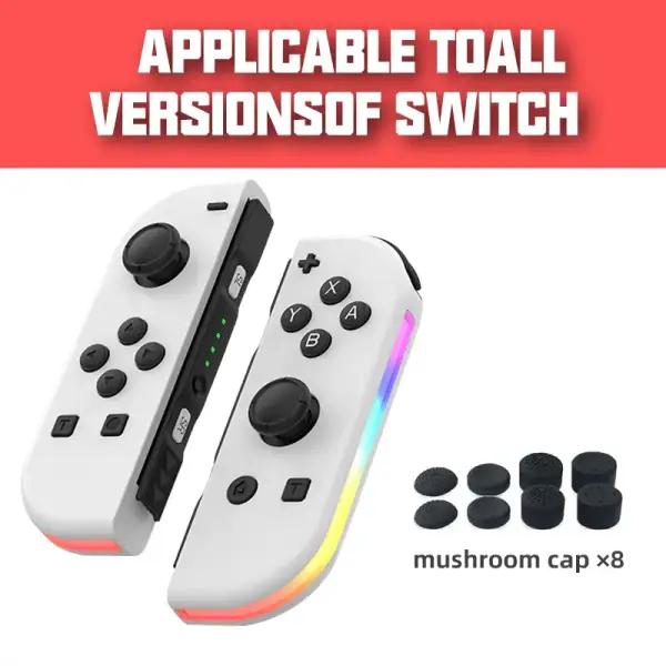 Joypad RGB 5.2 LED BT para Nintendo Switch/Lite/Oled Joypad RGB 5.2 LED BT para Nintendo Switch/Lite/Oled