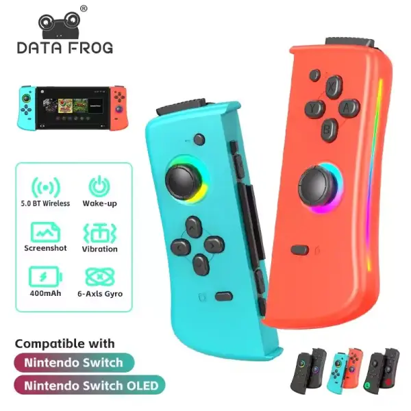 DATA FROG joycon NIntendo Switch rojo/verde DATA FROG joycon NIntendo Switch rojo/verde