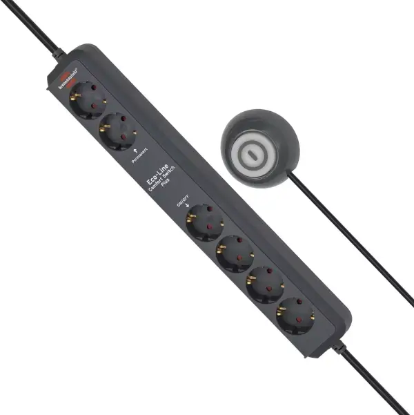 Regleta con 6 tomas + interruptor de mano/pie 1.5m Regleta con 6 tomas + interruptor de mano/pie 1.5m