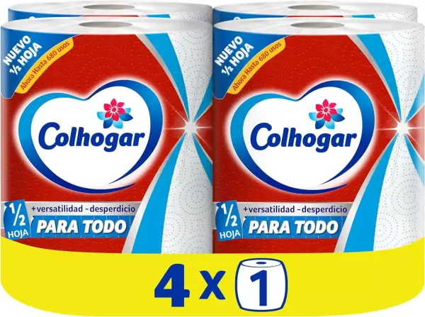 4X Rollos Colhogar Maxirolls para todo 4X Rollos Colhogar Maxirolls para todo