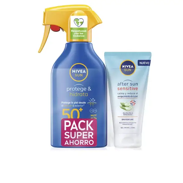 Pack nivea Solar Nivea Sun Protege&Hidrata + After Sun Sensitive Pack nivea Solar Nivea Sun Protege&Hidrata + After Sun Sensitive