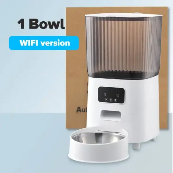 Comedero automático WiFi para mascotas 5L Comedero automático WiFi para mascotas 5L