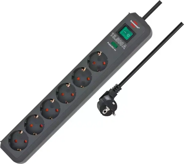 Regleta Brennenstuhl 6 tomas con interruptor + cable 1.5m Regleta Brennenstuhl 6 tomas con interruptor + cable 1.5m